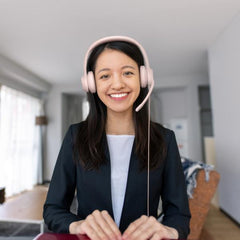 Logitech H390 Auriculares Alámbrico Diadema Oficina/Centro de llamadas USB tipo A Rosa