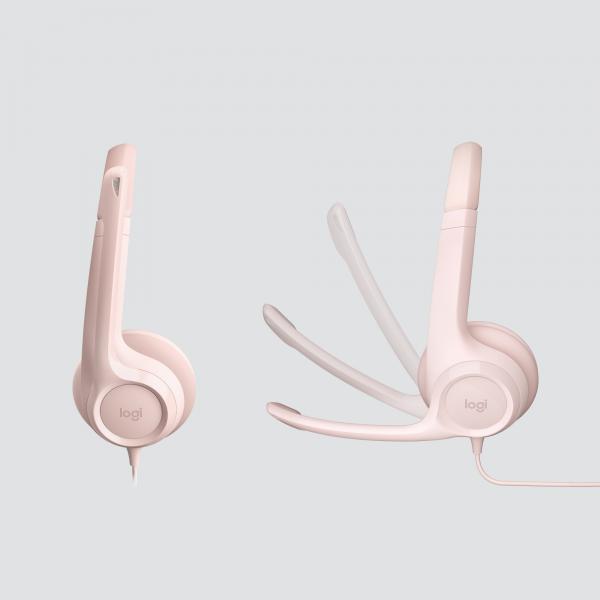 Logitech H390 Auriculares Alámbrico Diadema Oficina/Centro de llamadas USB tipo A Rosa