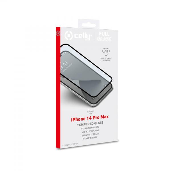 Celly FULLGLASS1027BK protector de pantalla o trasero para teléfono móvil Apple 1 pieza(s)