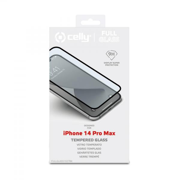 Celly FULLGLASS1027BK protector de pantalla o trasero para teléfono móvil Apple 1 pieza(s)