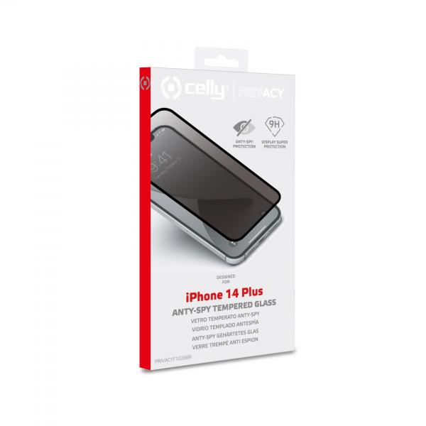 Celly PRIVACYF1026BK protector de pantalla o trasero para teléfono móvil Apple 1 pieza(s)