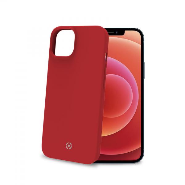 Celly Cromo funda para teléfono móvil 15,5 cm (6.1") Rojo