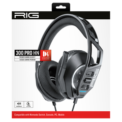 Rig Premier Gaming Headset 300 Pro Hs Black (negro) Console/pc/mobile (Switch Cascos) Nacon