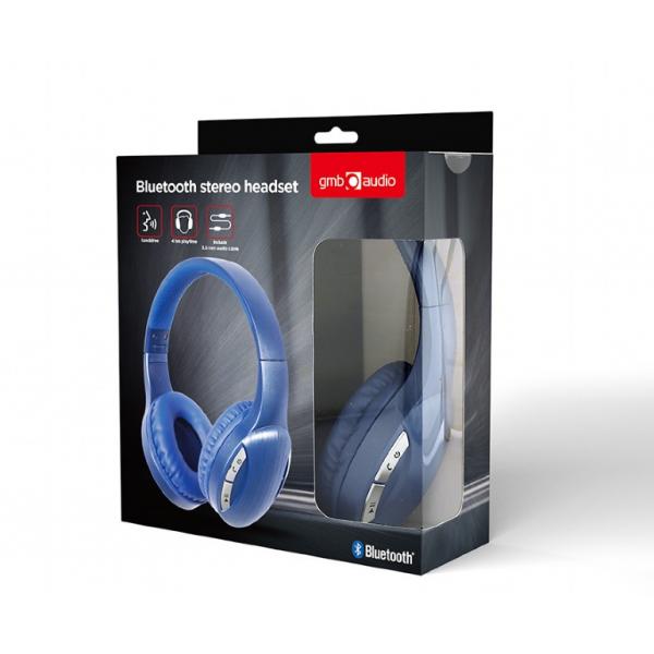 Auriculares Gembird Estero Bluetooth Azul