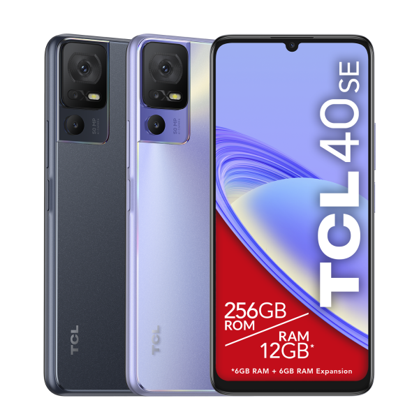 Móvil tcl 40se 256gb 6gb morado