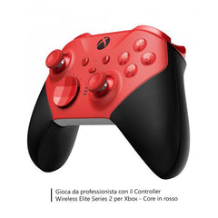 XBOX SERIES X Microsoft Wireless Controller Elite Series 2 Red (rojo) (xbox/ Windows 10/ Android/ Ios)