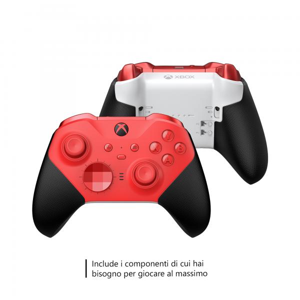 XBOX SERIES X Microsoft Wireless Controller Elite Series 2 Red (rojo) (xbox/ Windows 10/ Android/ Ios)