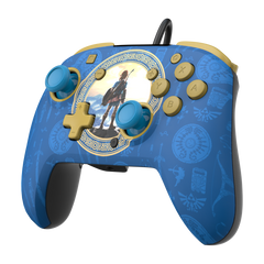 Pdp Rematch Wired Controller Zelda Hyrule Blue (Switch Mando) Pdp