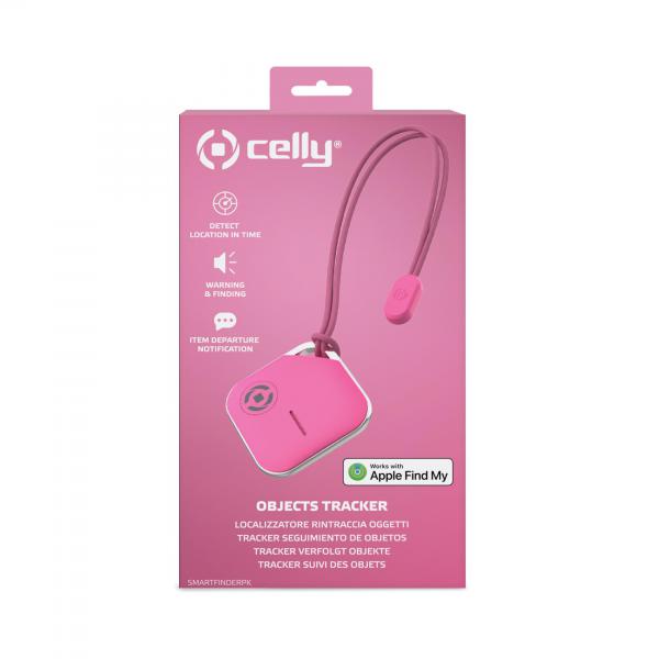 Celly SMARTFINDERPK localizador o rastreador GPS Buscador Rosa