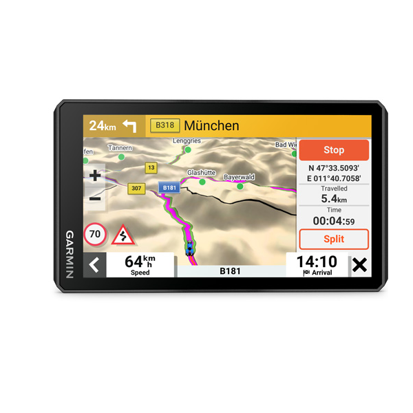 Garmin ZUMO XT2 MT-S navegador Portátil/Fijo 15,2 cm (6") Pantalla táctil 340 g Negro