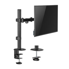 Aisens Soporte de Mesa ECO Giratorio e Inclinable para Monitor/TV 9Kg (3 Pivotes, 1 Brazo) de 17-32, Negro