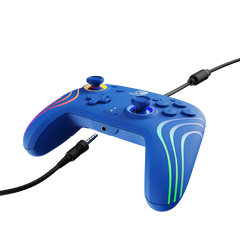 Pdp Afterglow Wave Wired Controller Blue (azul) (Switch Mando) Pdp