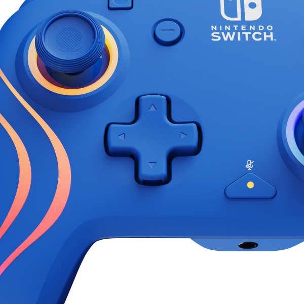 Pdp Afterglow Wave Wired Controller Blue (azul) (Switch Mando) Pdp