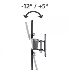 Hama 69118111 soporte para TV 121,9 cm (48") Negro