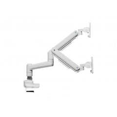 Equip Soporte de escritorio para monitor doble de 17-35, blanco