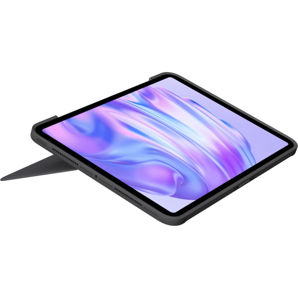 Logitech Combo Touch, Funda con Teclado, iPad Pro 11 Pulgadas (M4)(2024) - Teclado retroiluminado extraíble con Soporte abatible, Escritura cómoda, Modo Multiuso, Disposición QWERTY Espaol - Grafito