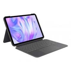 Logitech Combo Touch, Funda con Teclado, iPad Pro 11 Pulgadas (M4)(2024) - Teclado retroiluminado extraíble con Soporte abatible, Escritura cómoda, Modo Multiuso, Disposición QWERTY Espaol - Grafito