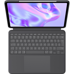 Logitech Combo Touch, funda con teclado, iPad Pro 13 pulgadas (M4)(2024) - Teclado retroiluminado extraíble con soporte abatible, escritura cómoda, modo multiuso, Disposición QWERTY Espaol - Grafito