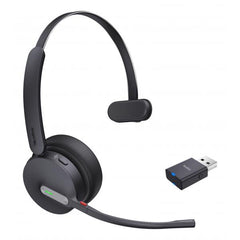 Yealink WH64 Hybrid Mono UC Auriculares Inalámbrico Diadema Oficina/Centro de llamadas MicroUSB Bluetooth Negro