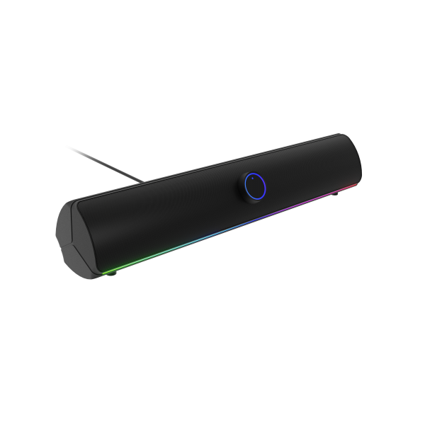 Barra De Sonido Bluetooth Genesis Helium 312bt 2.0 Rgb 10w