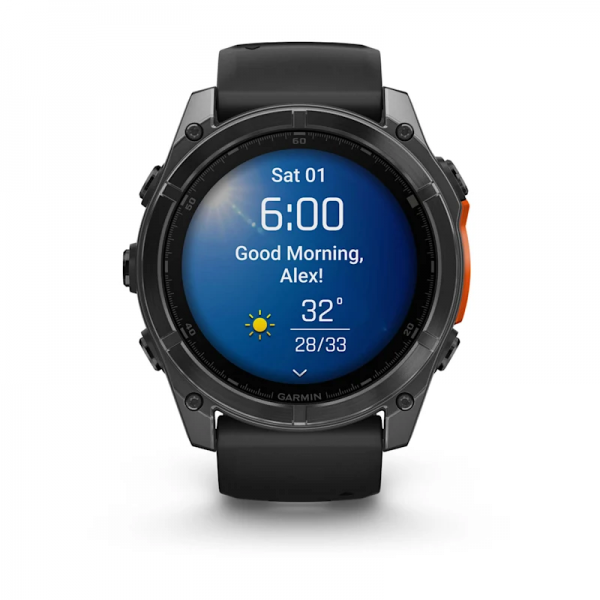 Smartwatch Garmin Fenix 8 Amoled 51mm Acero Negro