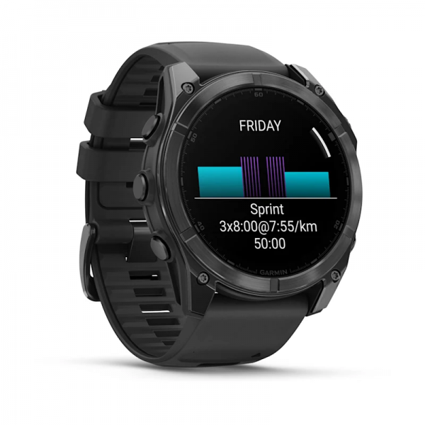 Smartwatch Garmin Fenix 8 Amoled 51mm Acero Negro