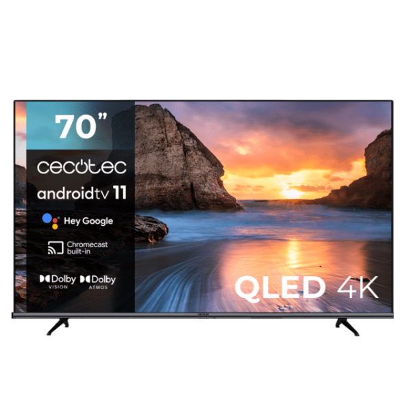 Televisionn Qled 70"? 4k Uhd Android Tv 11 Chromecast Google Assistant