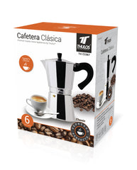 Cafetera induccion thulos th - ci09t 9 tazas plateada