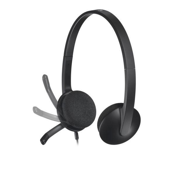 Logitech H340 Auriculares Alámbrico Diadema Oficina/Centro de llamadas USB tipo A Negro