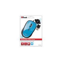 Trust Retractable Mouse Yvi Blue (sensor Optico De 1.000 - 2.000 Ppp Reales) (Ratón) Trust