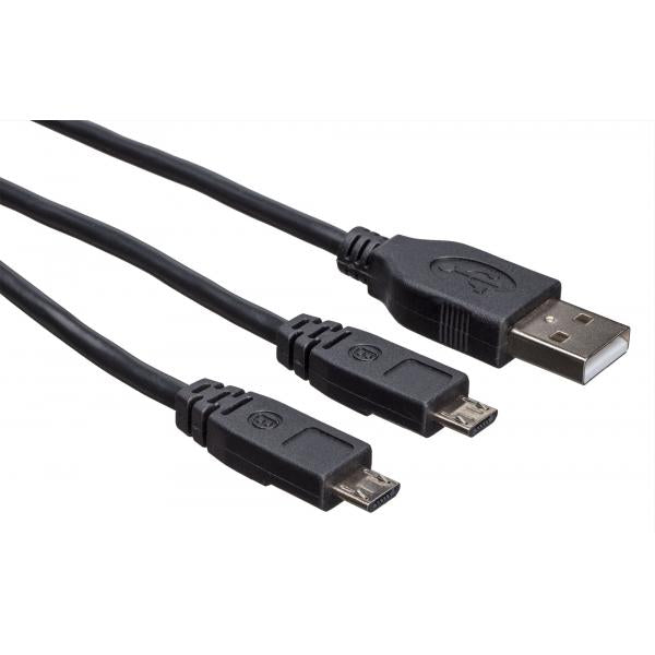 Bigben Dual Usb Cable (3 Metros) (PS4 Cable USB) Nacon