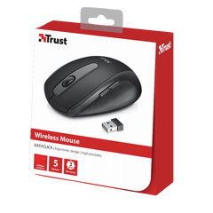 Trust Wireless Optical Mouse Easyclick - Black (sensor Optico De 1.000 Ppp Reales) (Ratón) Trust