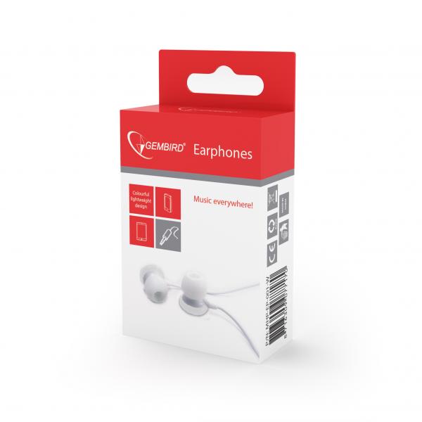 Auriculares Gembird Ear In Lacasitos Blancos Alambrico