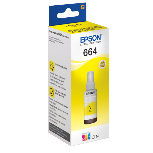 Epson 664 Ecotank Yellow ink bottle (70ml)