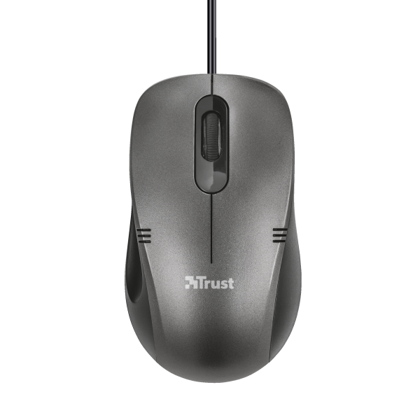 Trust Compact Mouse Ivero - Black/grey (sensor Optico De 1.000 Ppp Reales) (Ratón) Trust