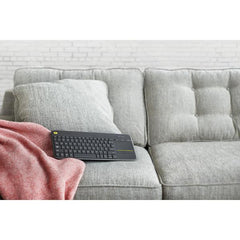 Logitech K400 Plus Tv teclado RF inalámbrico QWERTY Espaol Negro