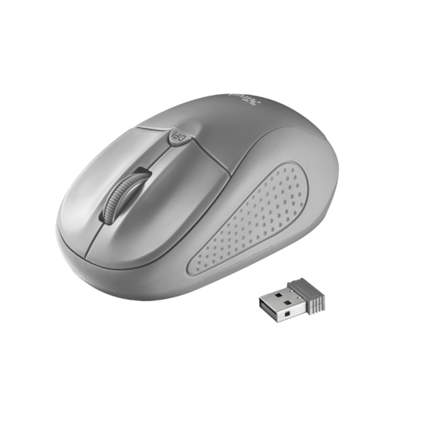 Trust Wireless Mouse Primo - Grey (sensor Optico De 1.000 - 1.600 Ppp Reales) (Ratón) Trust