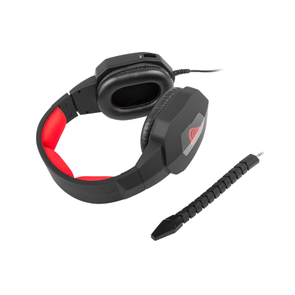 Auriculares Gaming Genesis Argon 400 2.0 Mini Jack Negro-rojo