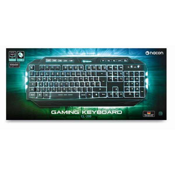 Nacon Gaming Keyboard Cl-200 (xp/vista/7/8/10) (Teclado) Nacon