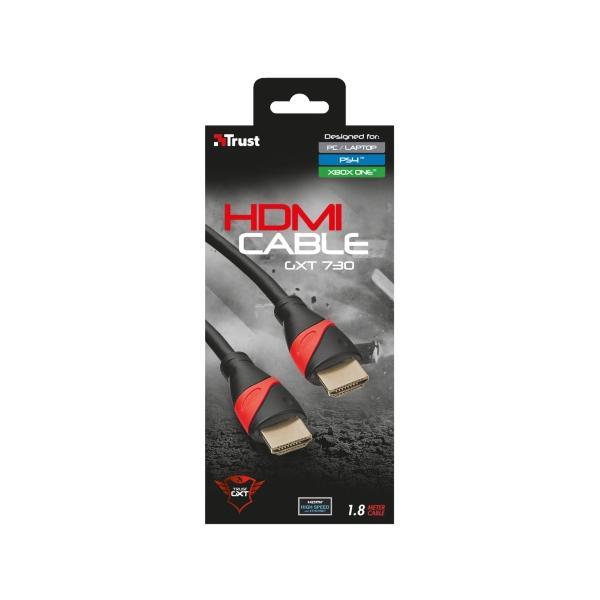 Trust Hdmi Cable 1.8 Metros Gxt730 (ps4/xbone/switch/pc) (PS4 Cable HDMI) Trust