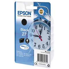 Epson Alarm clock Singlepack Black 27 DURABrite Ultra Ink