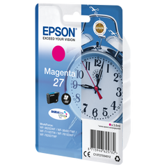 Epson Alarm clock Singlepack Magenta 27 DURABrite Ultra Ink