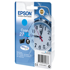 Epson Alarm clock Singlepack Cyan 27XL DURABrite Ultra Ink