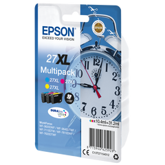 Epson Alarm clock Multipack 3-colour 27XL DURABrite Ultra Ink