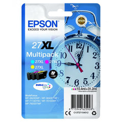 Epson Alarm clock Multipack 3-colour 27XL DURABrite Ultra Ink