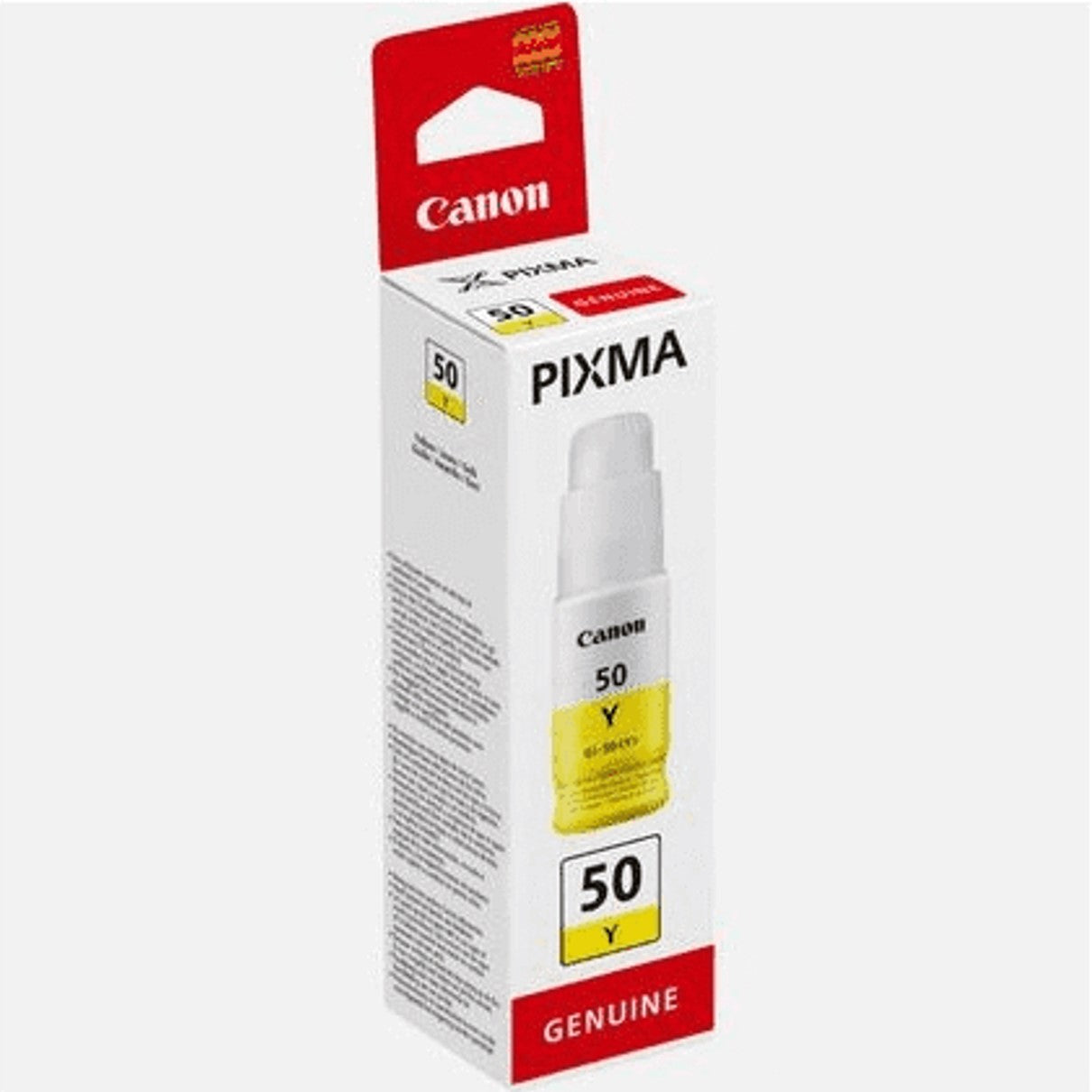 Botella tinta canon gi - 50y amarillo 70ml 7700 paginas