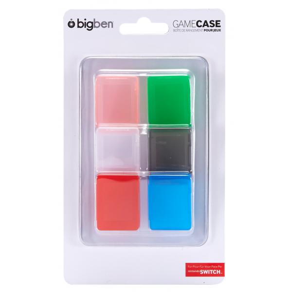 Bigben Game Case (set De 6 Cajas Para Cartuchos) (Switch Funda) Nacon