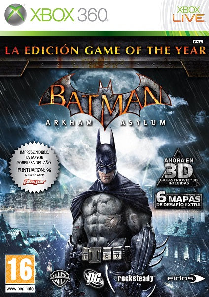 Batman:arkham Asylum La Edicion Game Of The Year (Xbox 360) Plaion