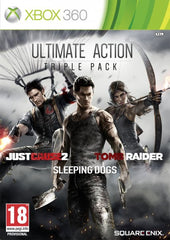 Ultimate Action Triple Pack(just Cause 2/sleeping Dogs/ Tomb Raider) (Xbox 360) Plaion