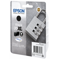 Cartucho tinta epson c13t35914010 negro 35xl - 2600 paginas - candado